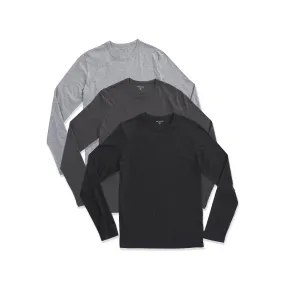 Long Sleeve Crew Tee Driggs 3-Pack