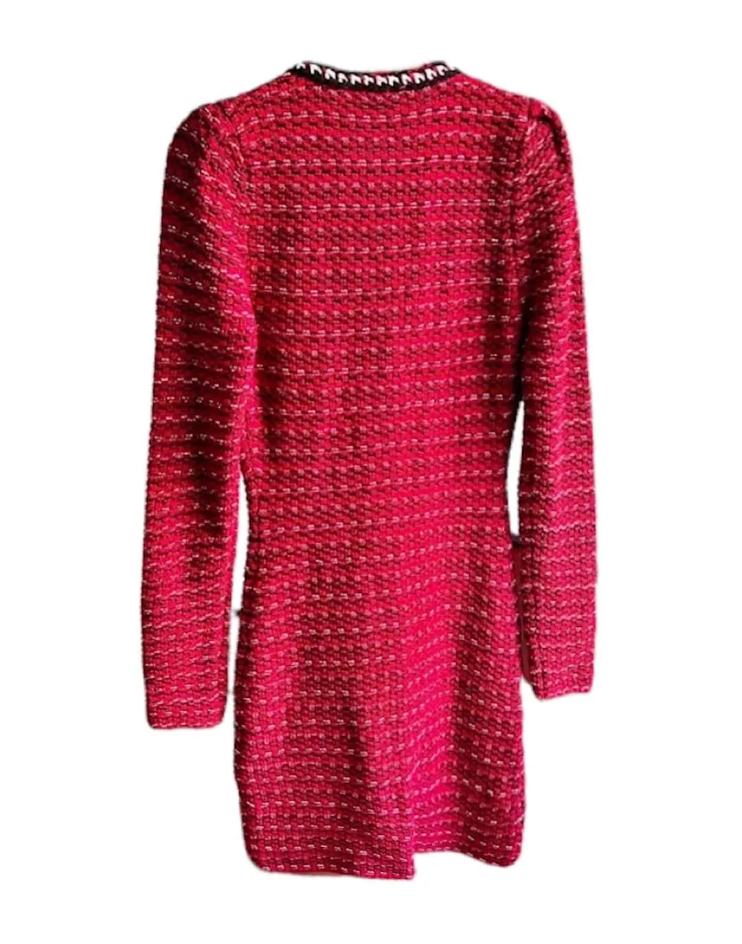 Long Sleeve Slim Bowed Knit Dress