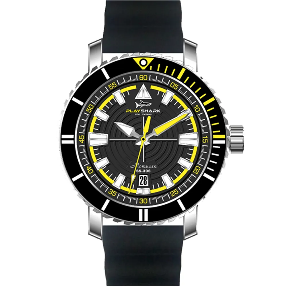 Luminous Sapphire Stainless Steel Automatic Mechanical Wristwatch for Men