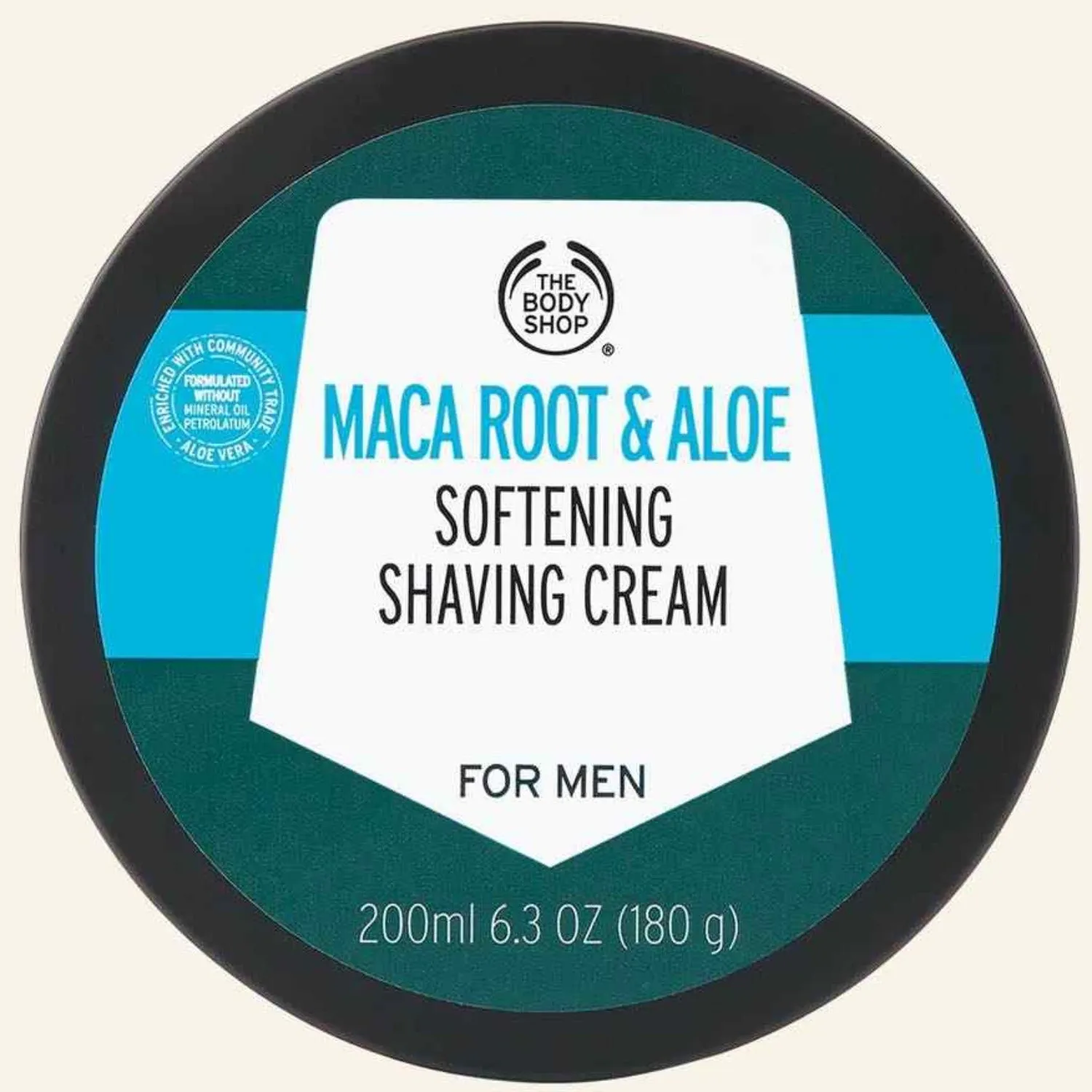 Maca Root & Aloe Softening Shaving Cream For Men 200ml