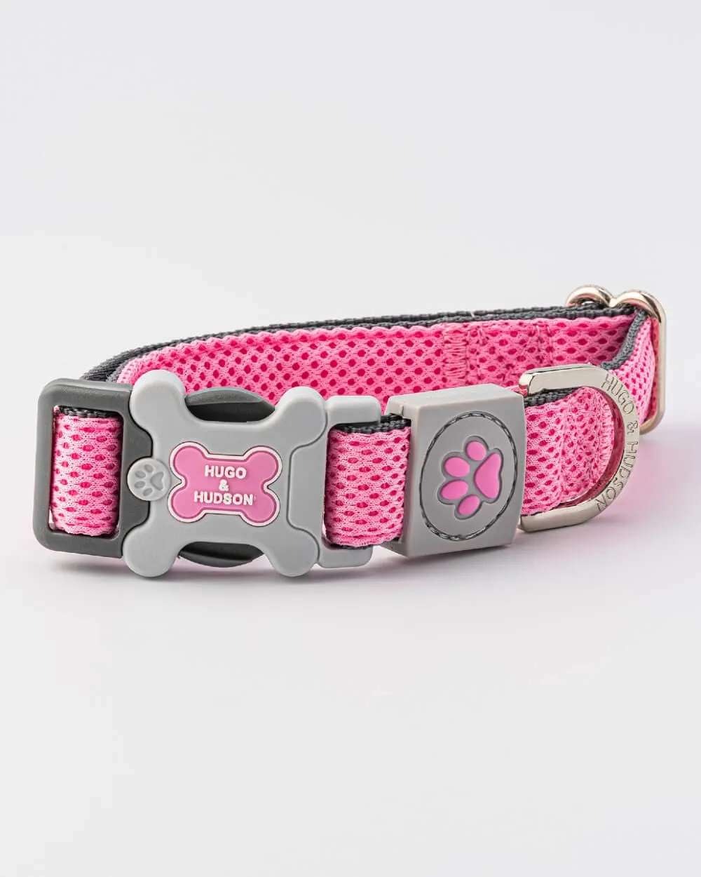 Mesh Dog Collar - Pink