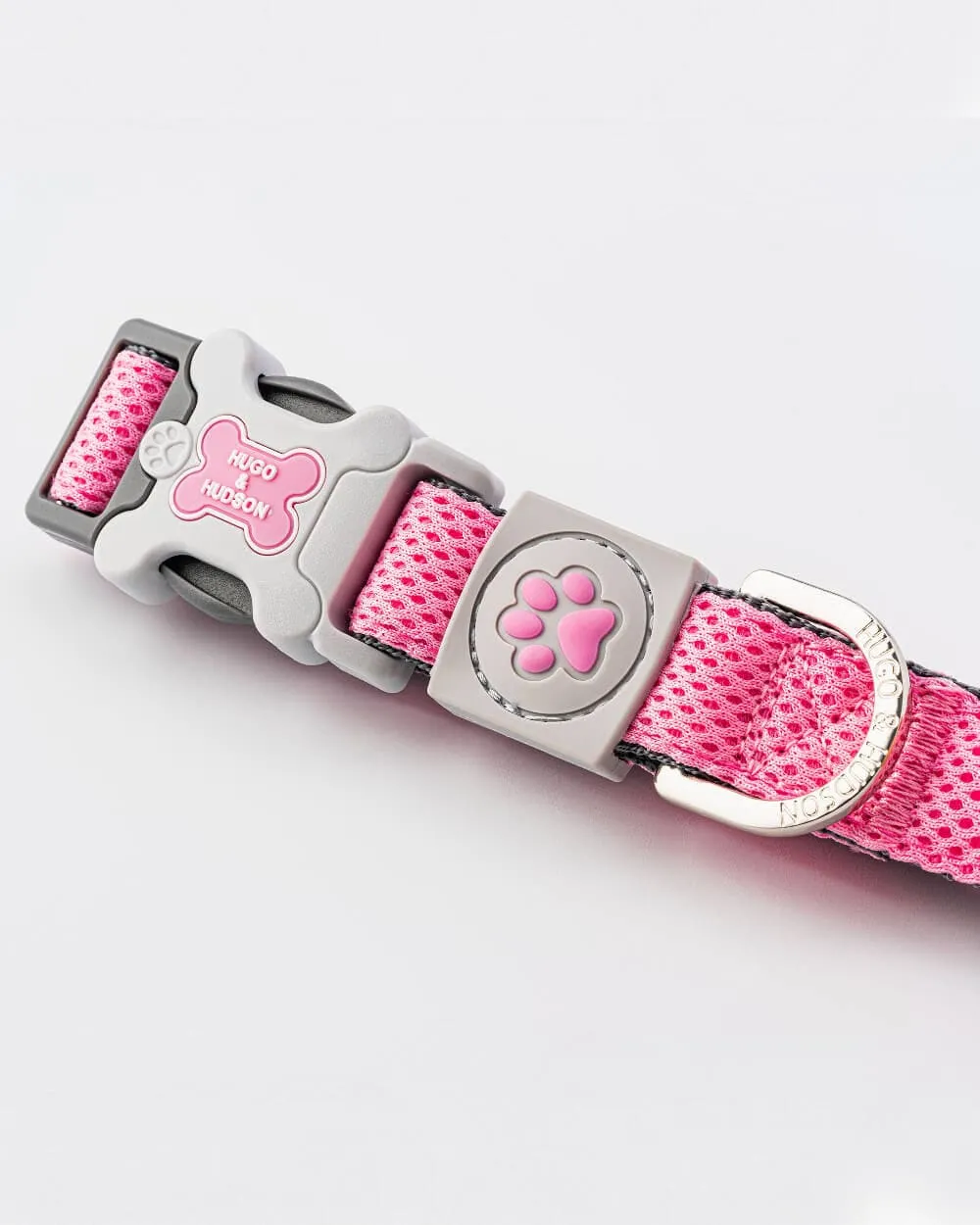 Mesh Dog Collar - Pink