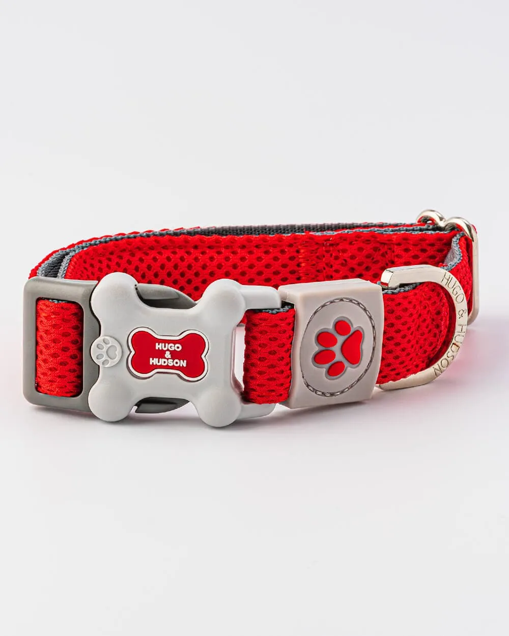 Mesh Dog Collar - Red