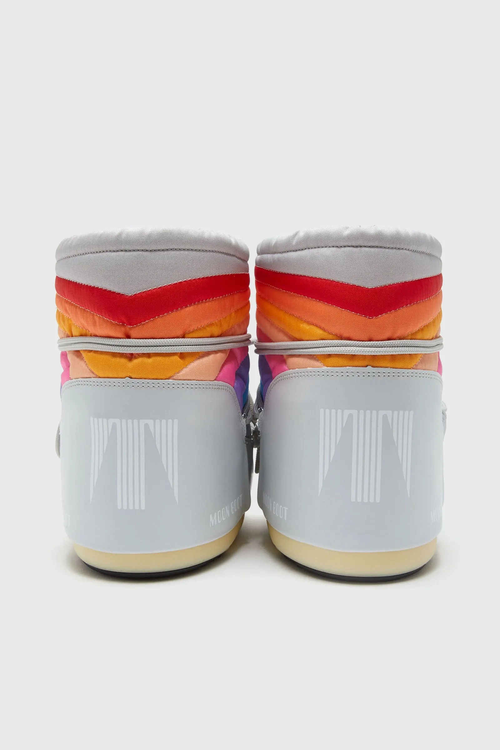 Moon Boot Icon Low Rainbow Grigio Donna