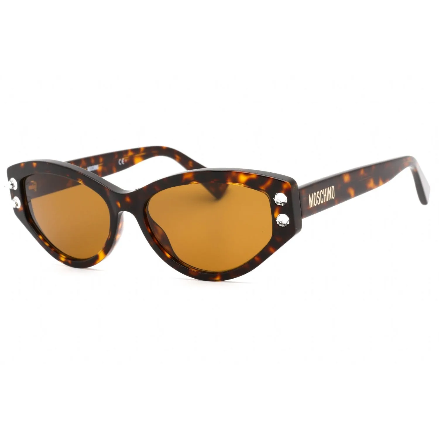 Moschino MOS109/S Sunglasses Havana / Brown Women's