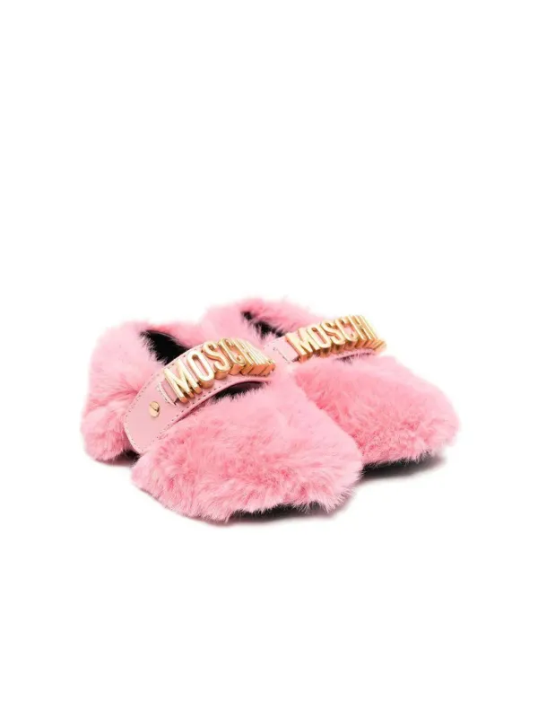 Moschino Pink Fur Shoe