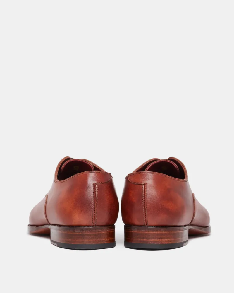 Museum Cognac Cap Toe Oxford Dress Shoe