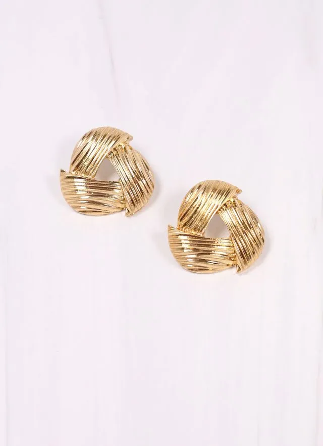 Naomie Open Knot Earring GOLD