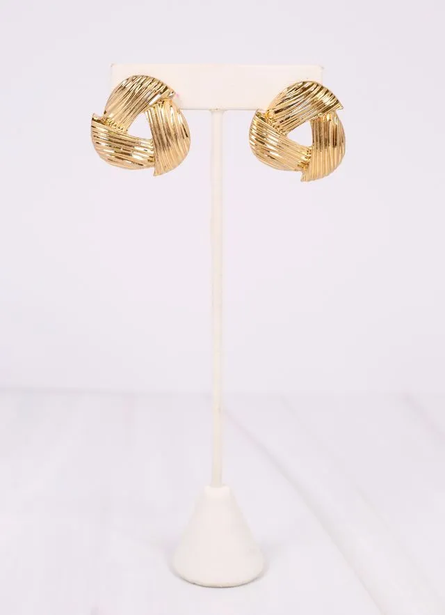 Naomie Open Knot Earring GOLD