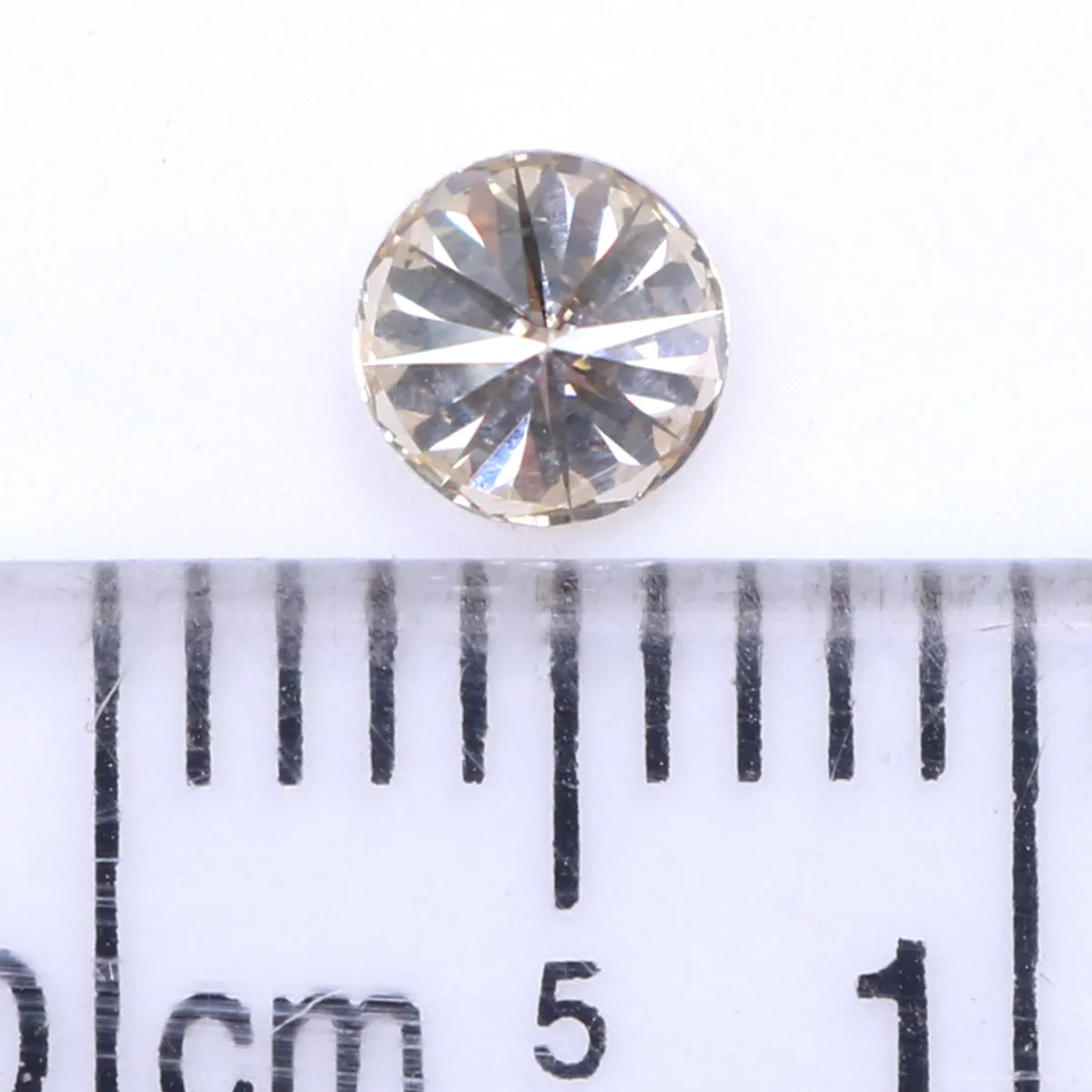 Natural Loose Round Rose Cut Brown Color Diamond 0.30 CT 4.10 MM Rose Cut Shape Diamond L2173