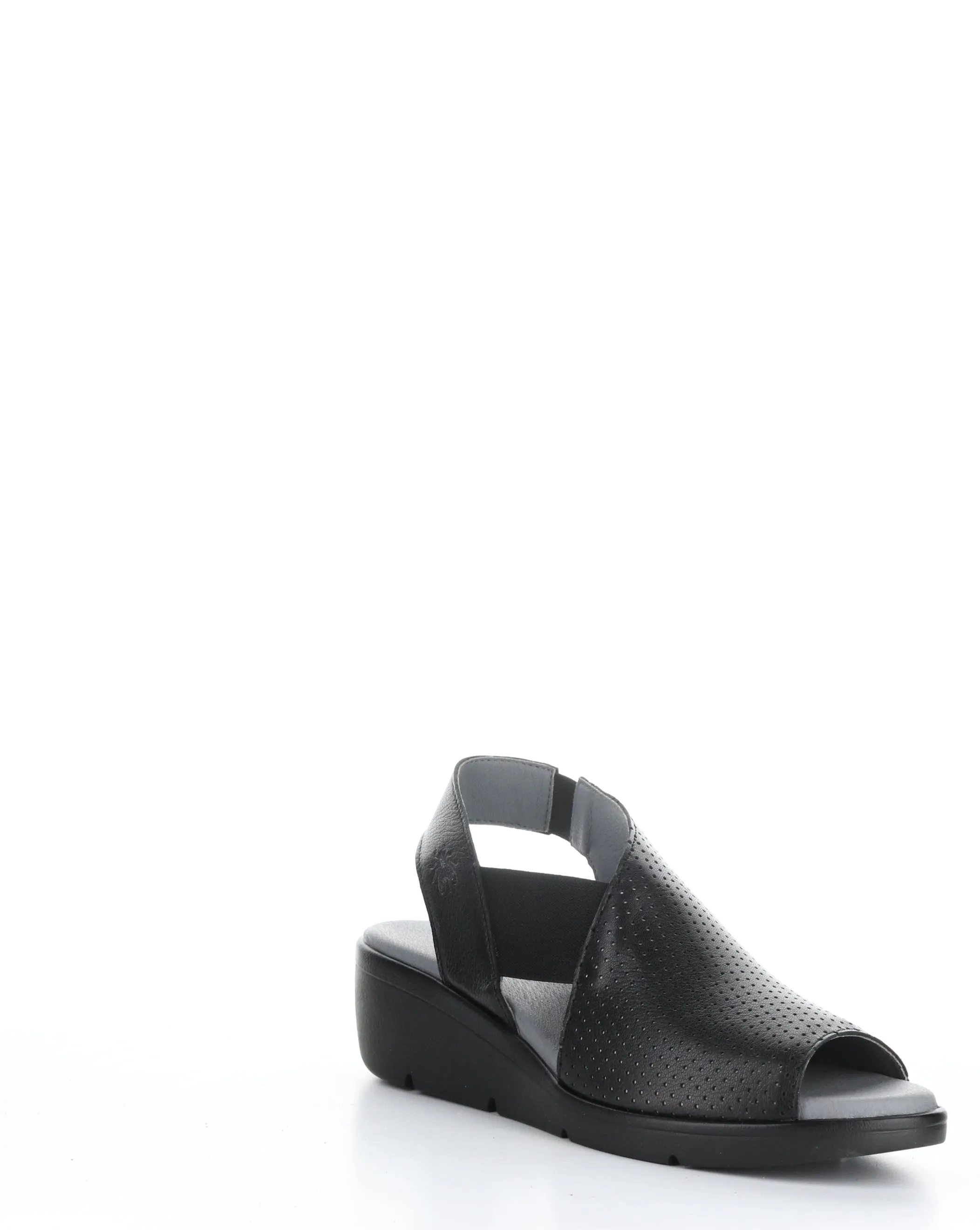 NISI066FLY BLACK Elasticated Sandals