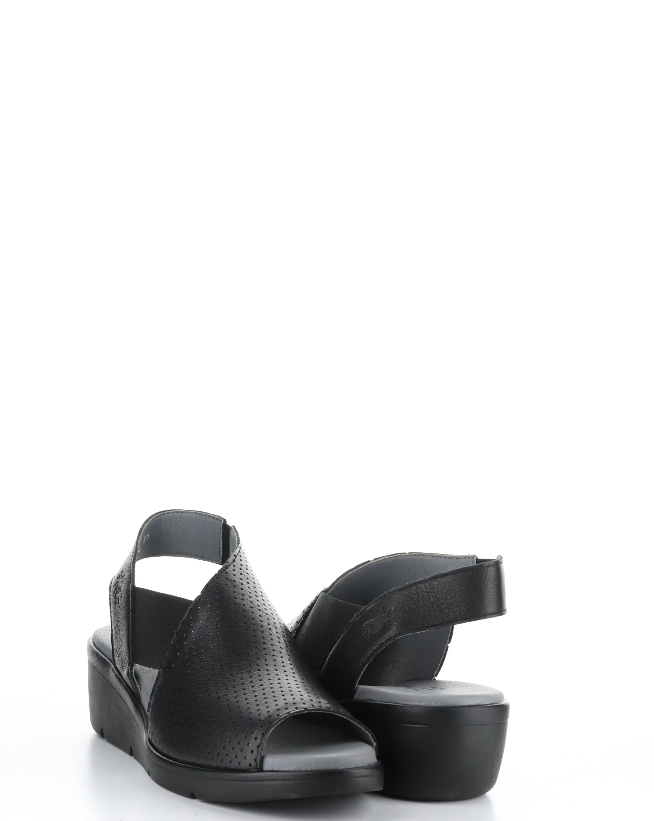 NISI066FLY BLACK Elasticated Sandals