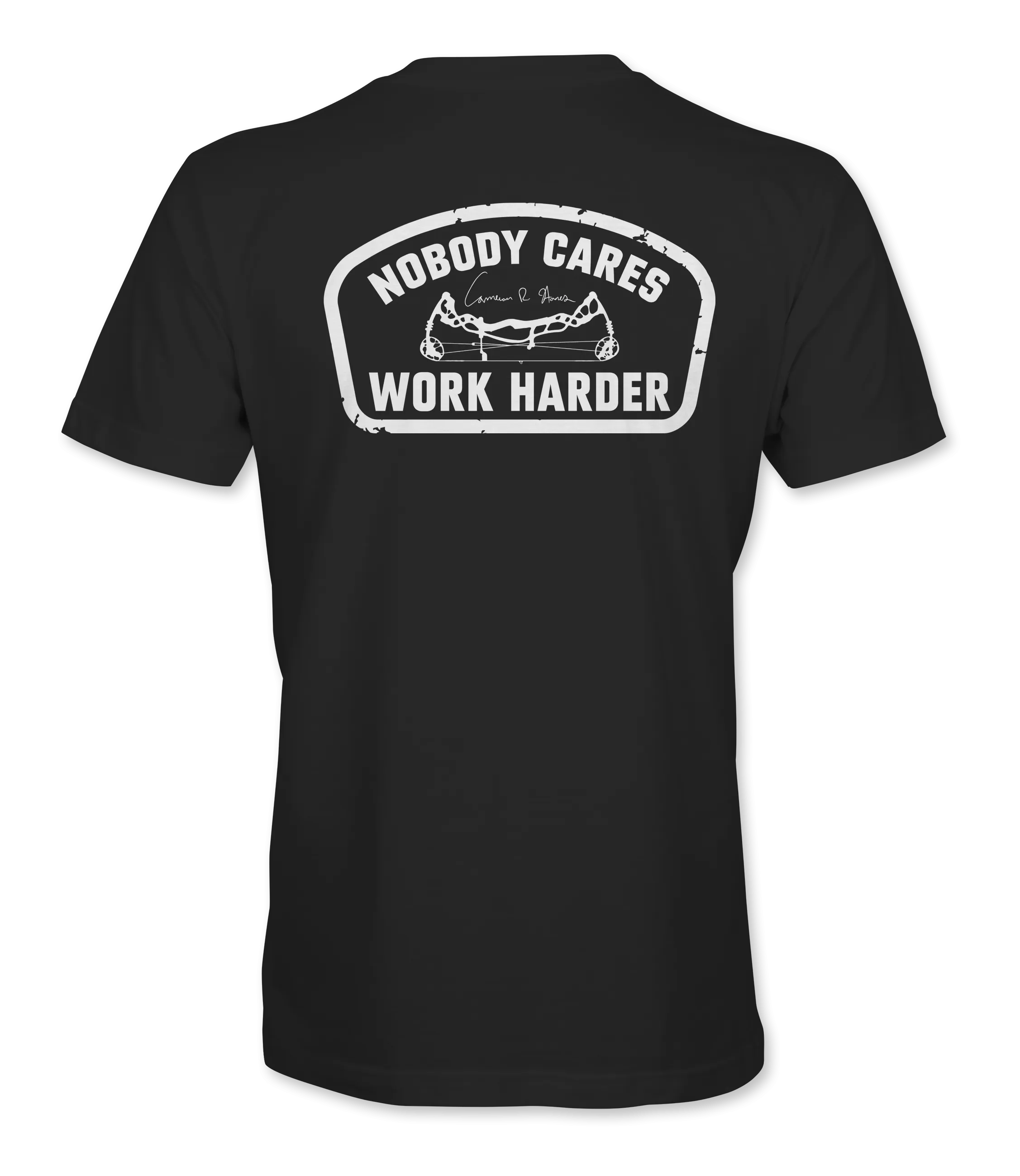 Nobody Cares Work Harder Patch T-Shirt