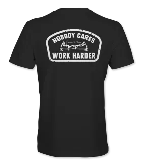 Nobody Cares Work Harder Patch T-Shirt