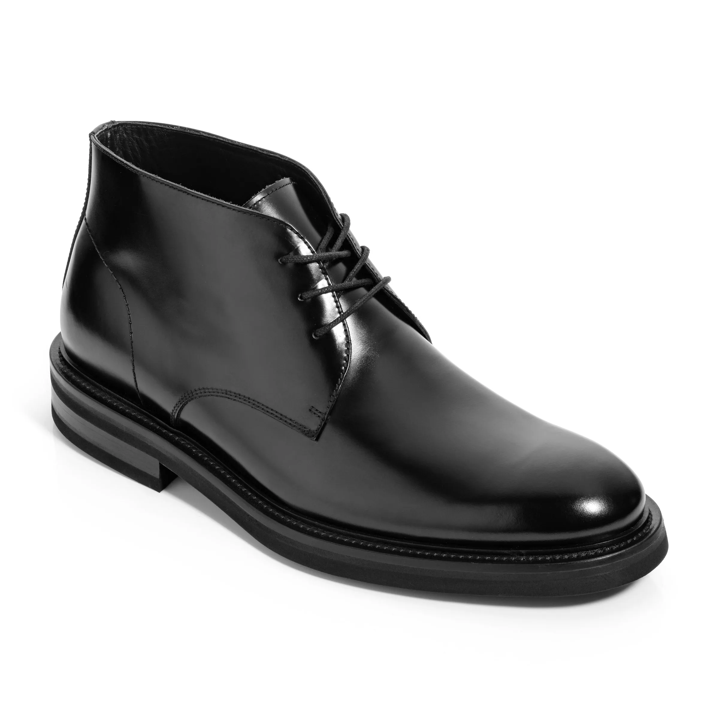 Normandy Black Chukka Boot