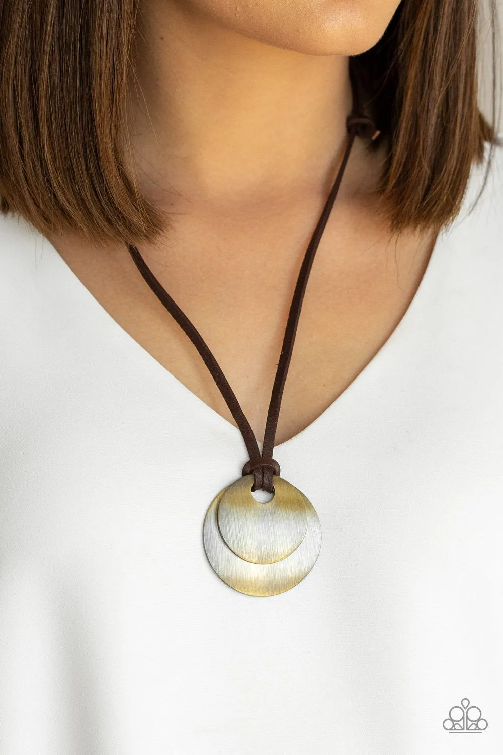 Paparazzi Clean Slate - Brass Urban Necklace