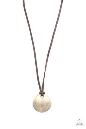 Paparazzi Clean Slate - Brass Urban Necklace