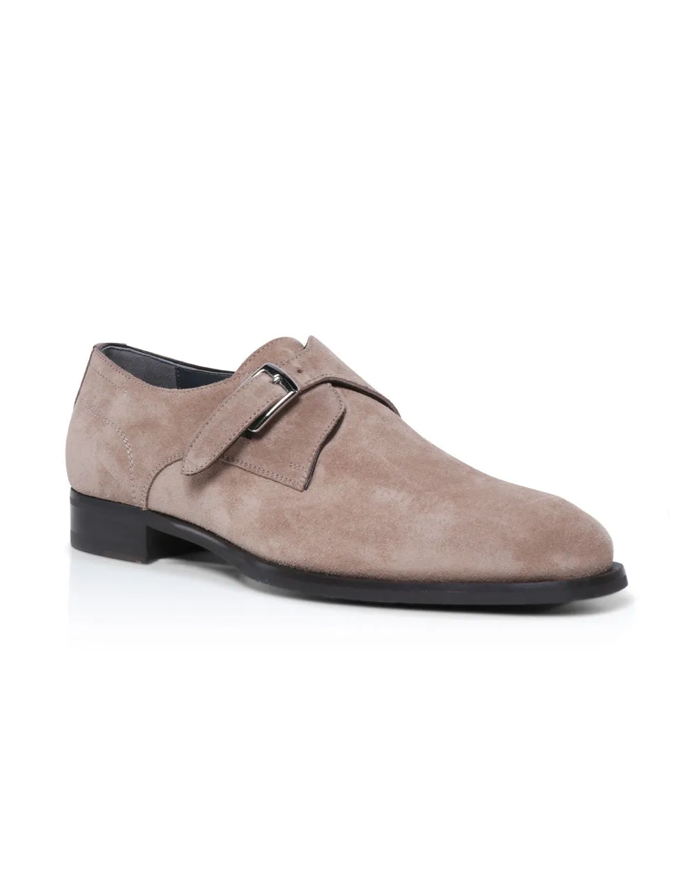 Parma Suede Monkstrap Loafer in Antilope