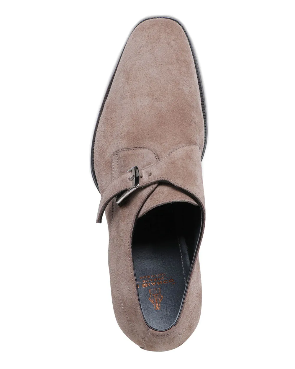 Parma Suede Monkstrap Loafer in Antilope