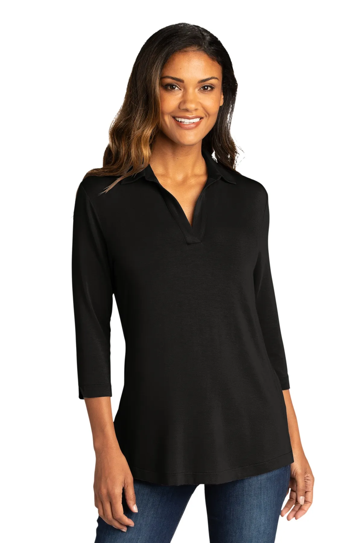 Port Authority Clothing LK5601 Port Authority    Ladies Luxe Knit Tunic SKU: LK5601