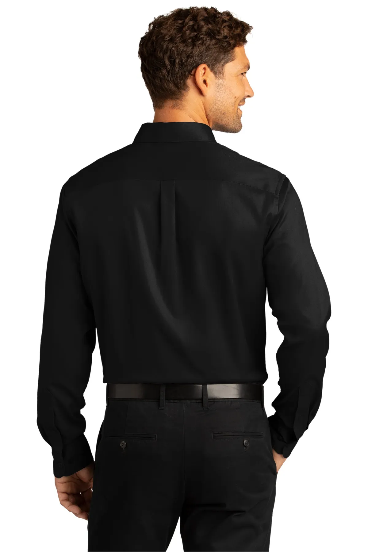 Port Authority Clothing W808 Port Authority   Long Sleeve SuperPro React   Twill Shirt SKU: W808