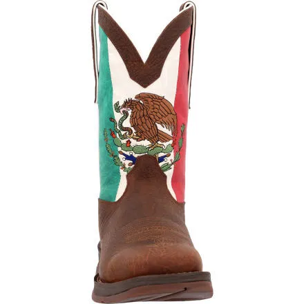 Rebel by Durango® Steel Toe Mexico Flag Western Boot