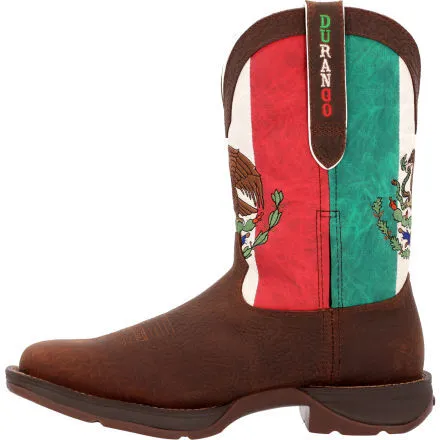 Rebel by Durango® Steel Toe Mexico Flag Western Boot