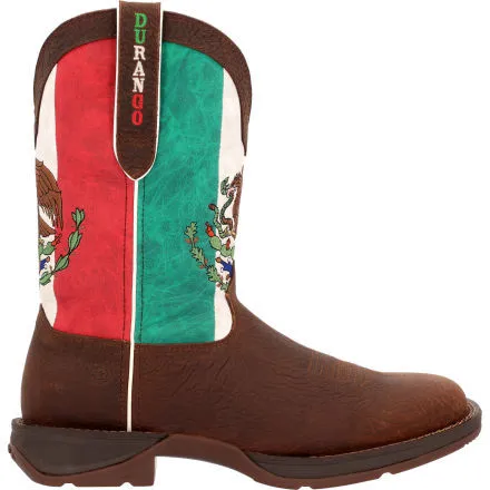 Rebel by Durango® Steel Toe Mexico Flag Western Boot