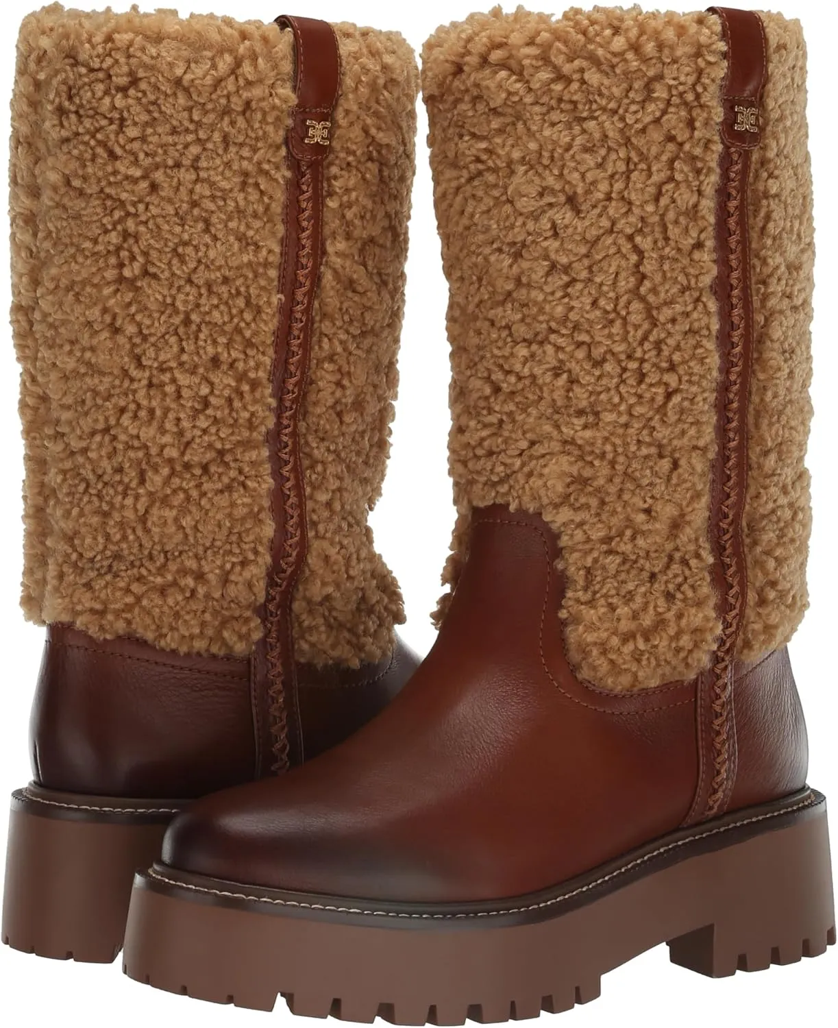 Sam Edelman Women's Elfie Shearling Platform Boot