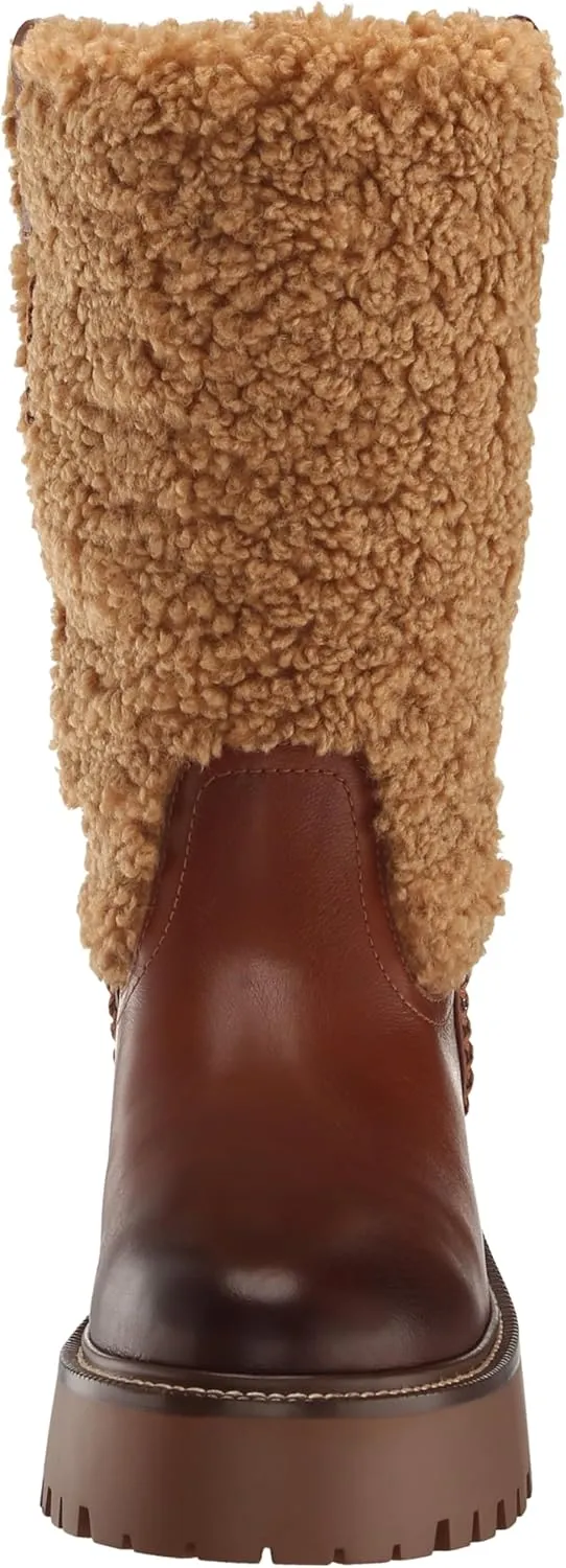 Sam Edelman Women's Elfie Shearling Platform Boot