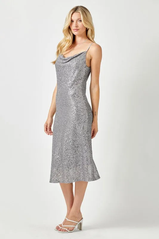 Sequin Slip Dress