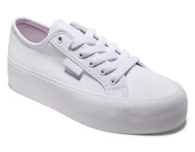 shoes DC Manual Platform - WW0/White/White - women´s