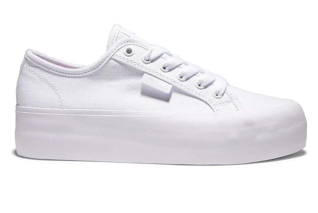 shoes DC Manual Platform - WW0/White/White - women´s