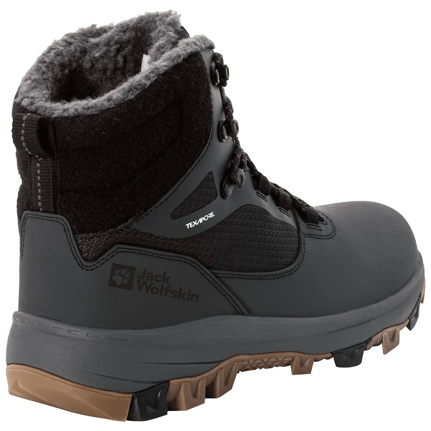 shoes Jack Wolfskin Everquest Texapore High M - Phantom/Grey - men´s