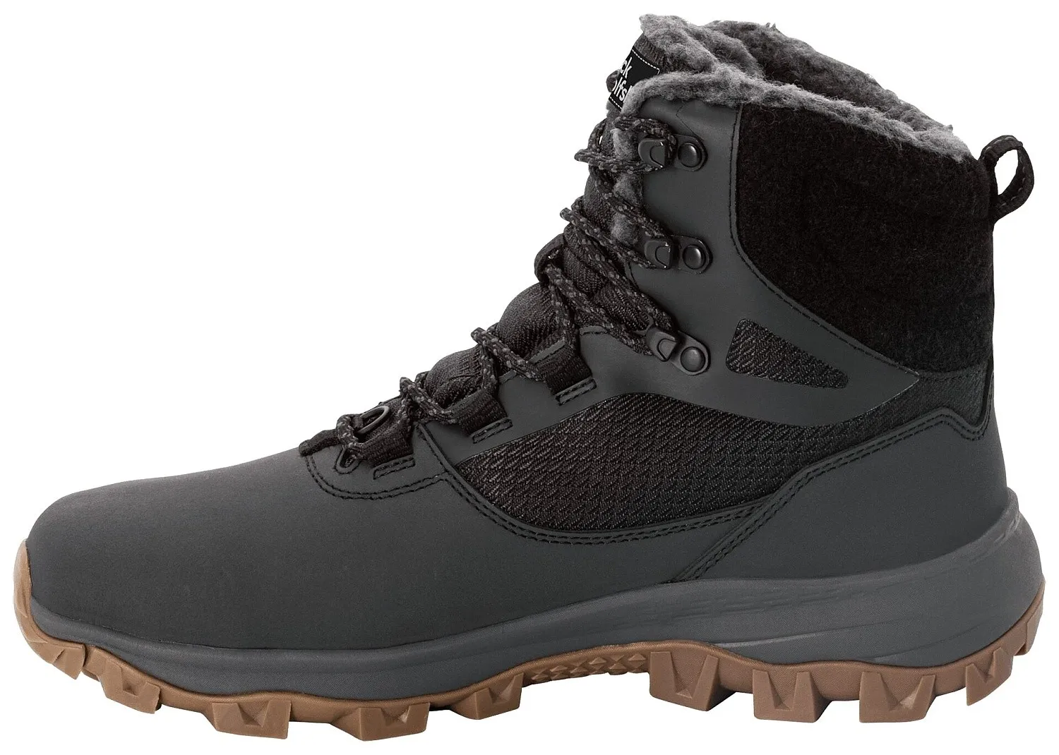 shoes Jack Wolfskin Everquest Texapore High M - Phantom/Grey - men´s