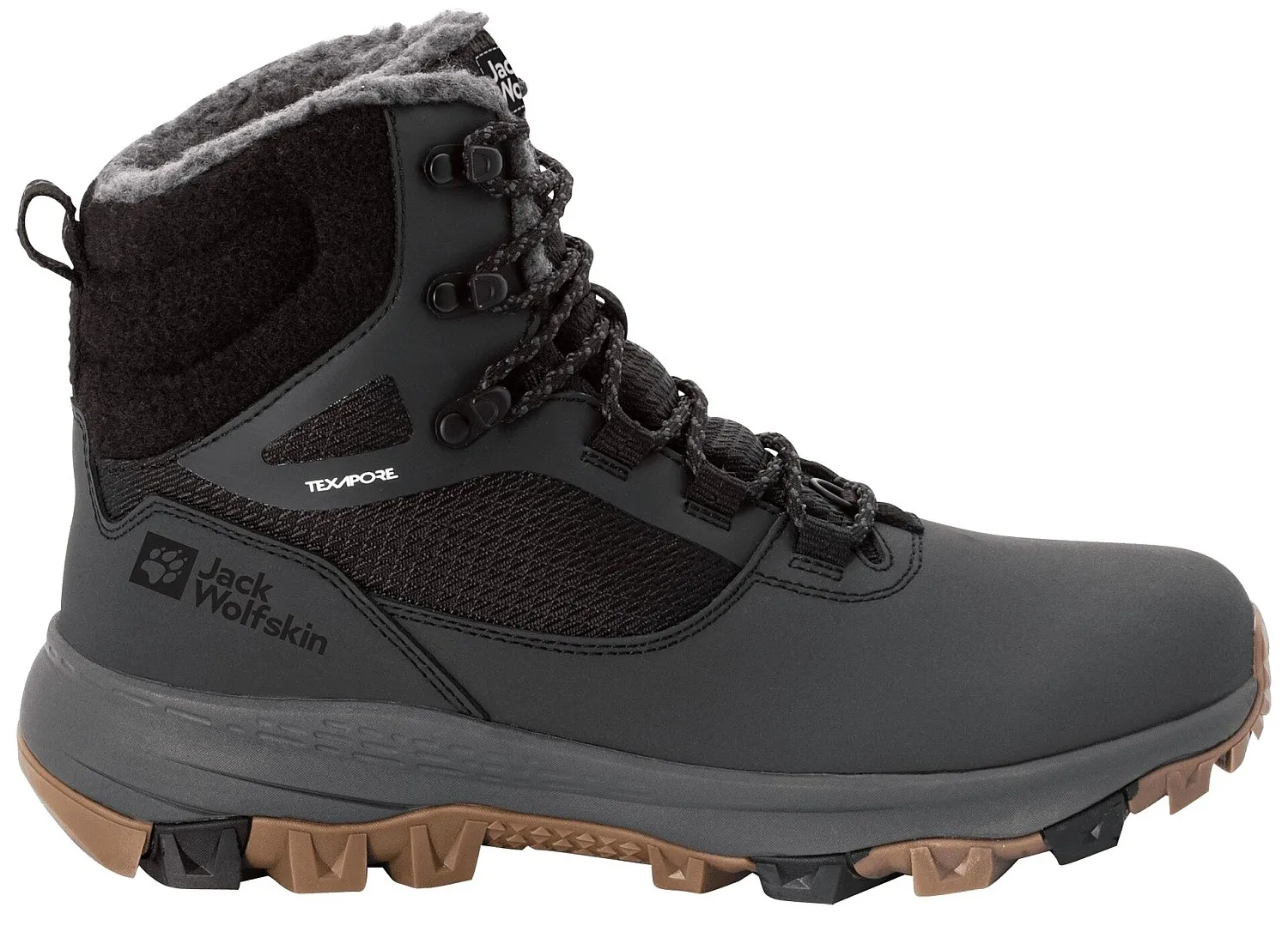 shoes Jack Wolfskin Everquest Texapore High M - Phantom/Grey - men´s