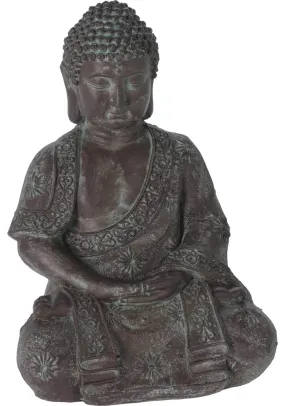 Sitting Buddha - 42cm - Green