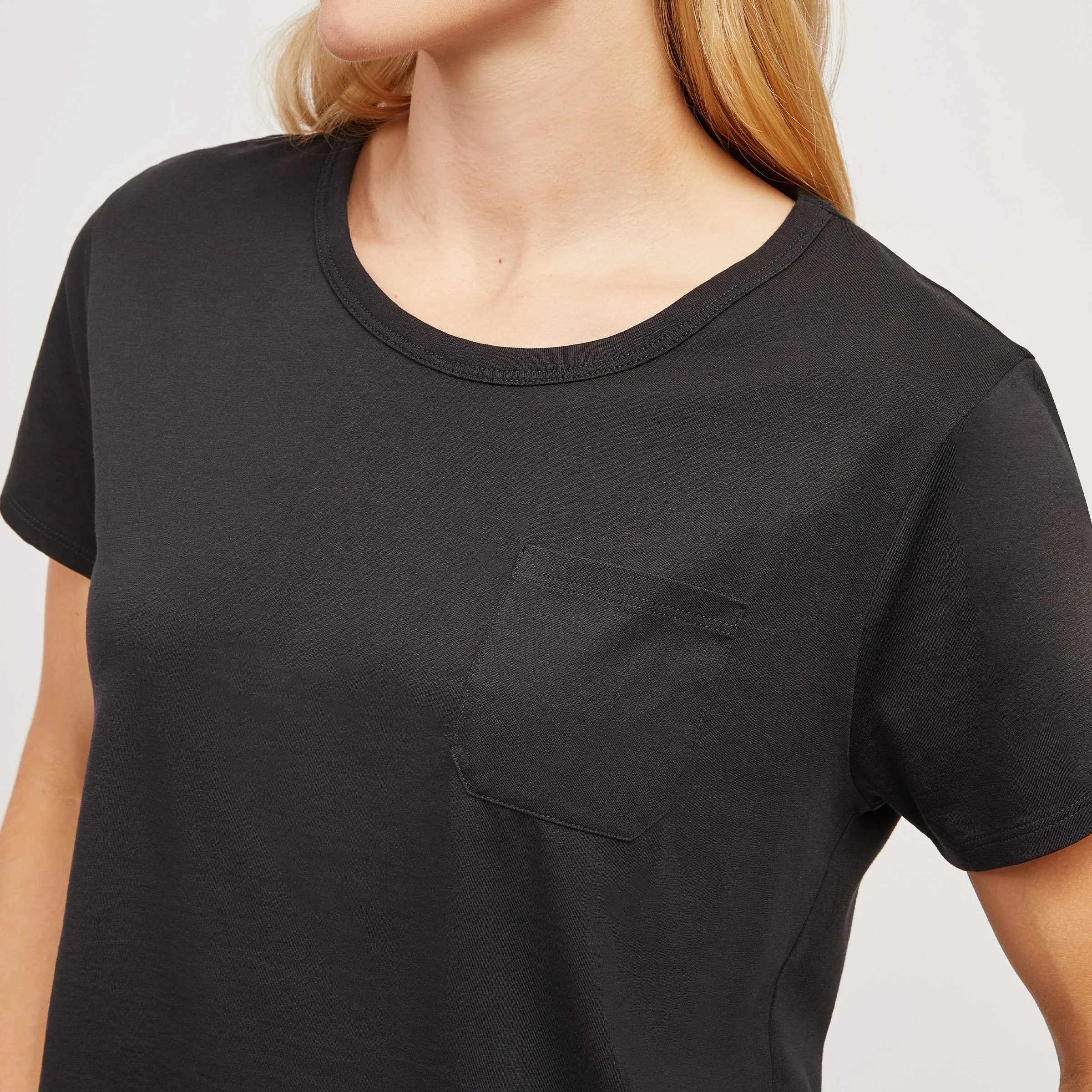 The Cotton Boxy Pocket Crew Neck Tee