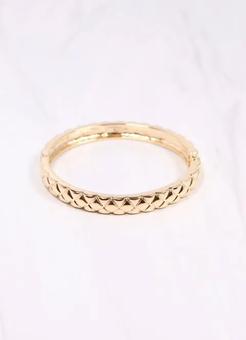 Theodosia Textured Bracelet GOLD