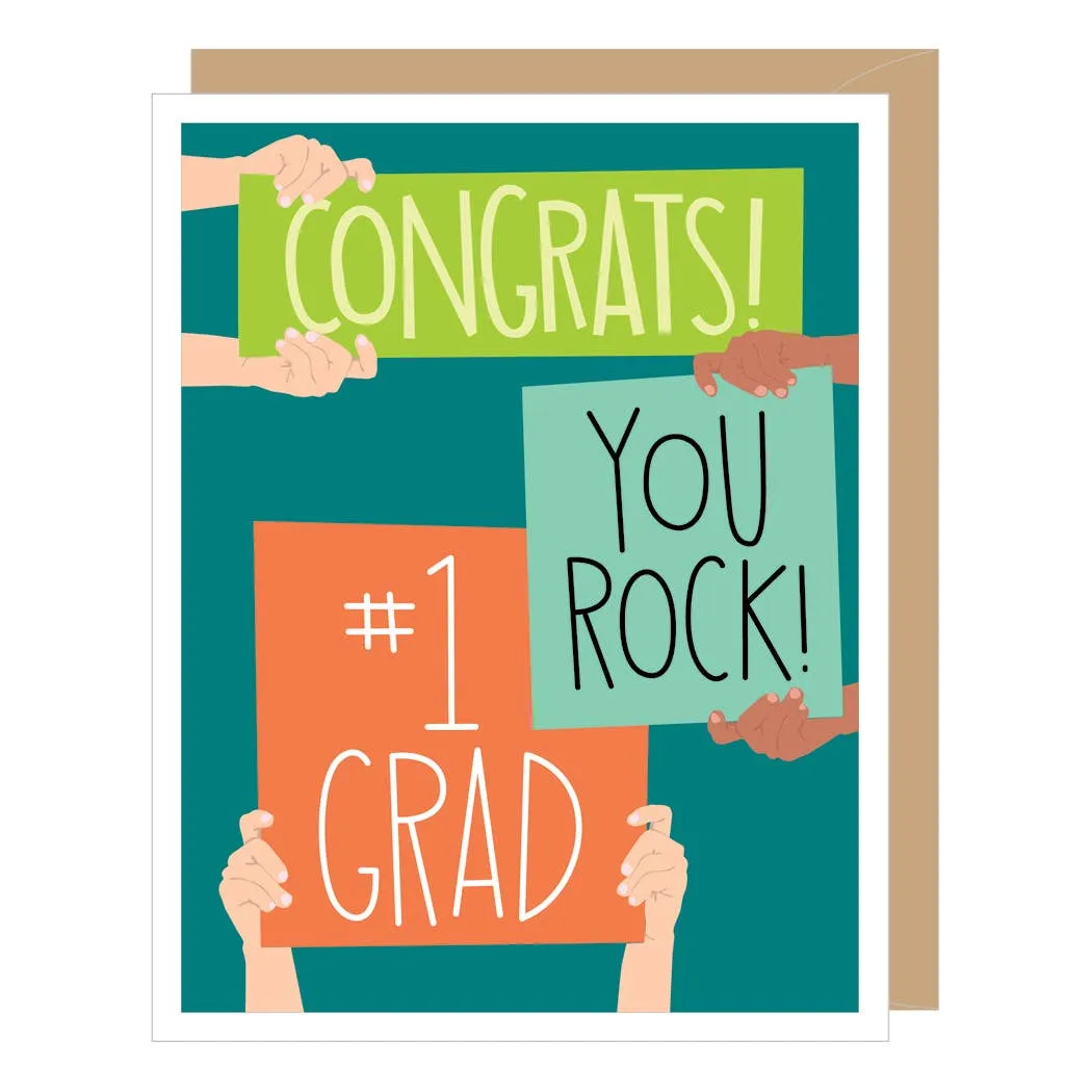 Three Signs Graduation Card