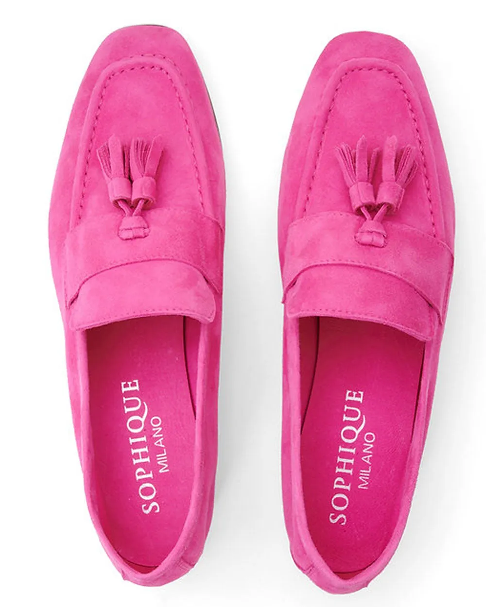 Trevi Tassel Loafer in Fushia