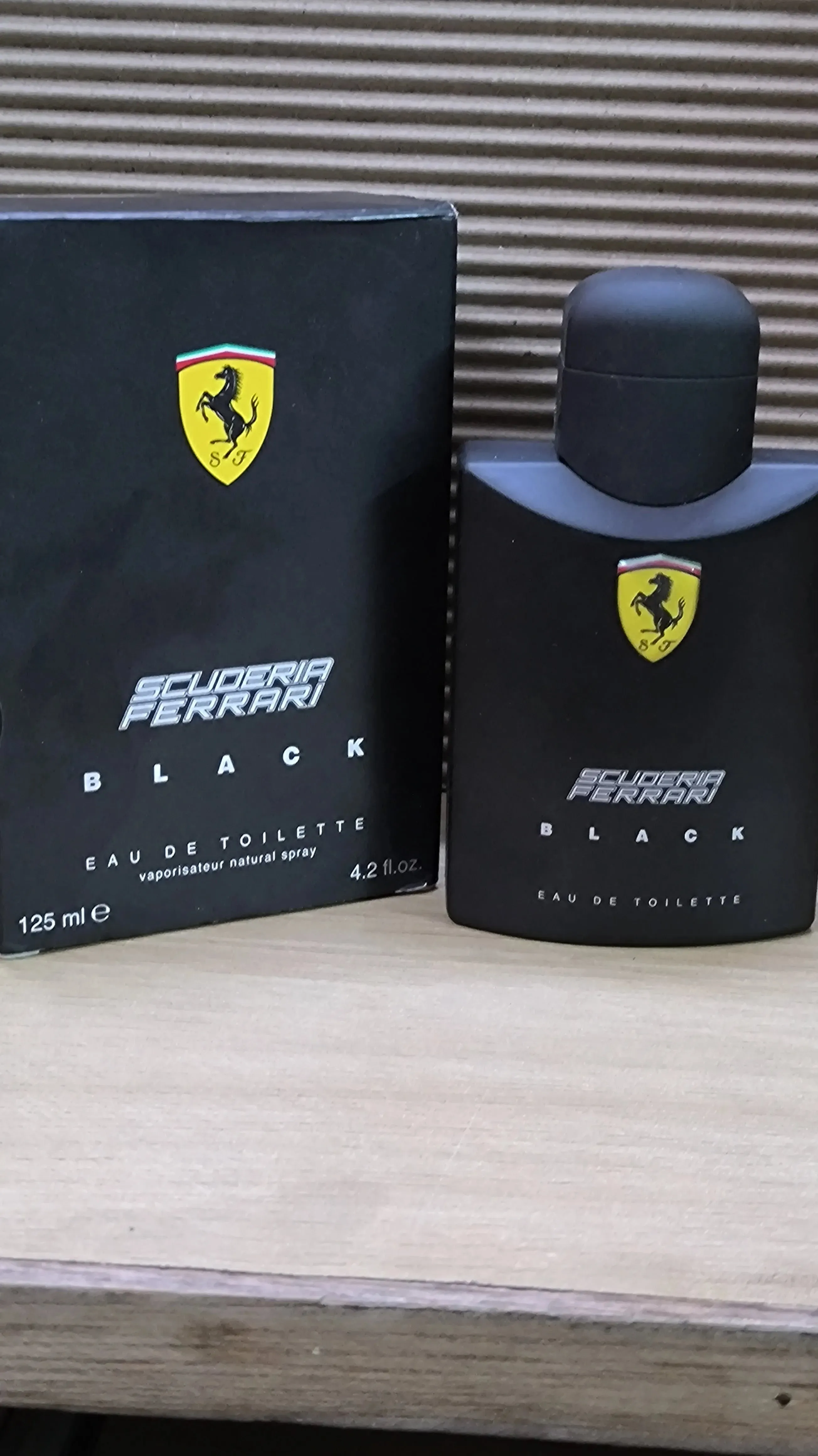 Unboxed Scuderia Ferrari Black EDT Perfume for Men 125 ml