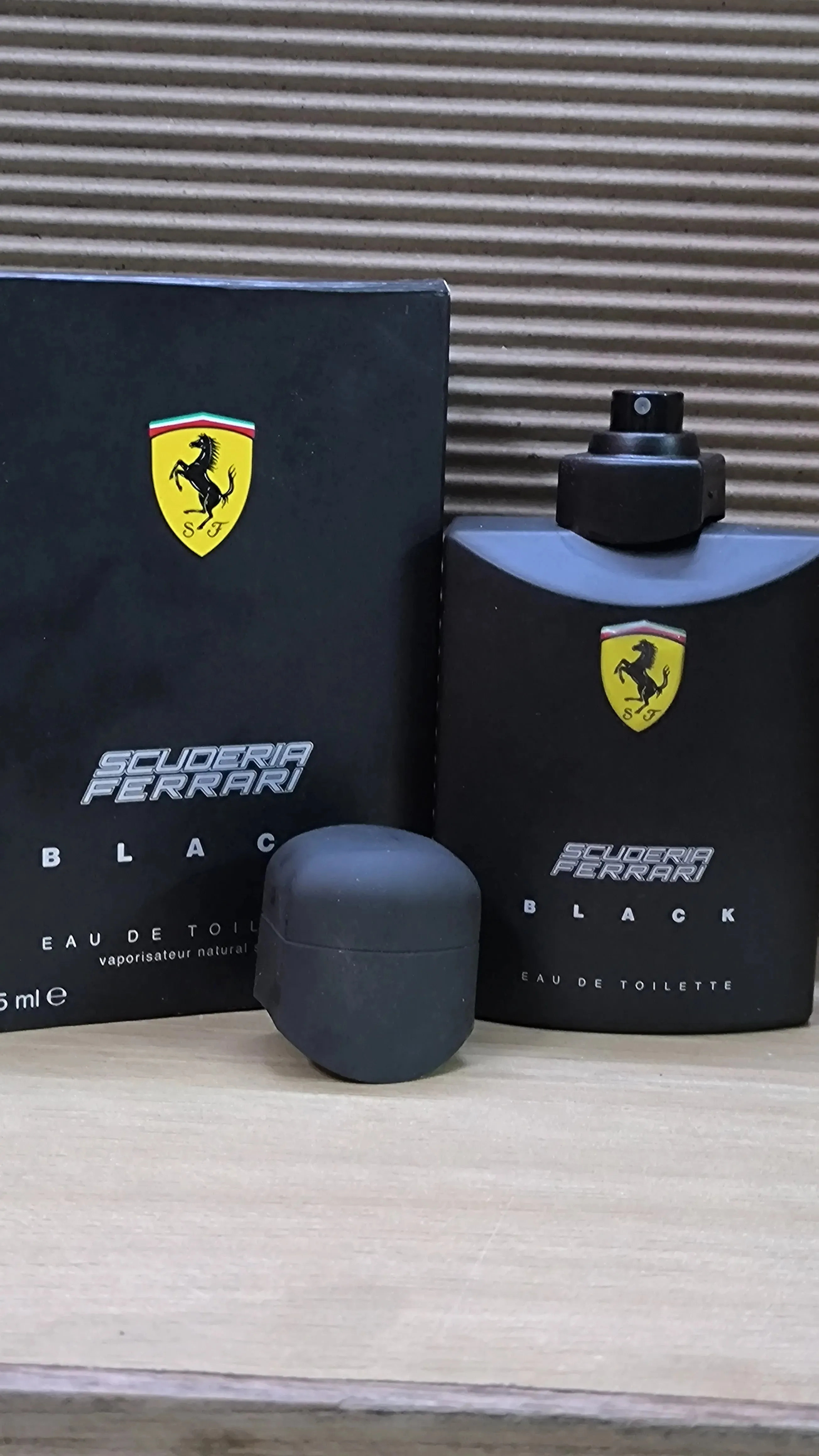 Unboxed Scuderia Ferrari Black EDT Perfume for Men 125 ml