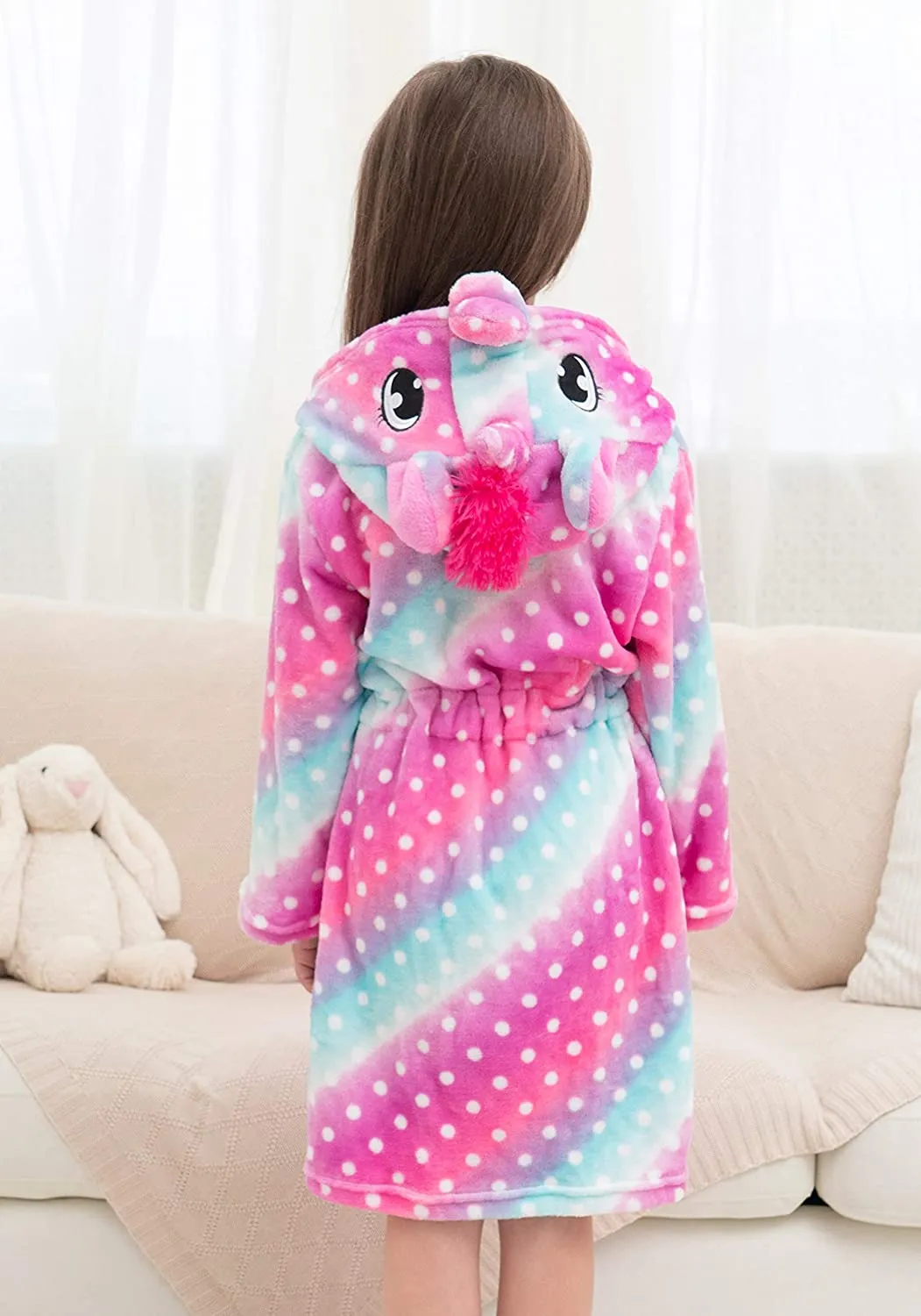 Unicorn Dots Bathrobe