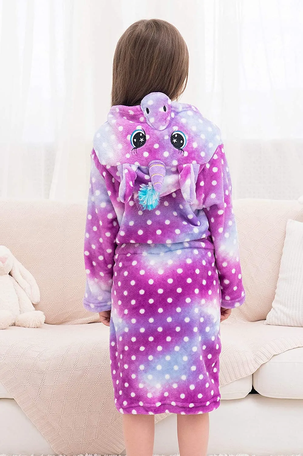 Unicorn Dots Bathrobe