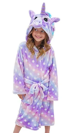 Unicorn Dots Bathrobe