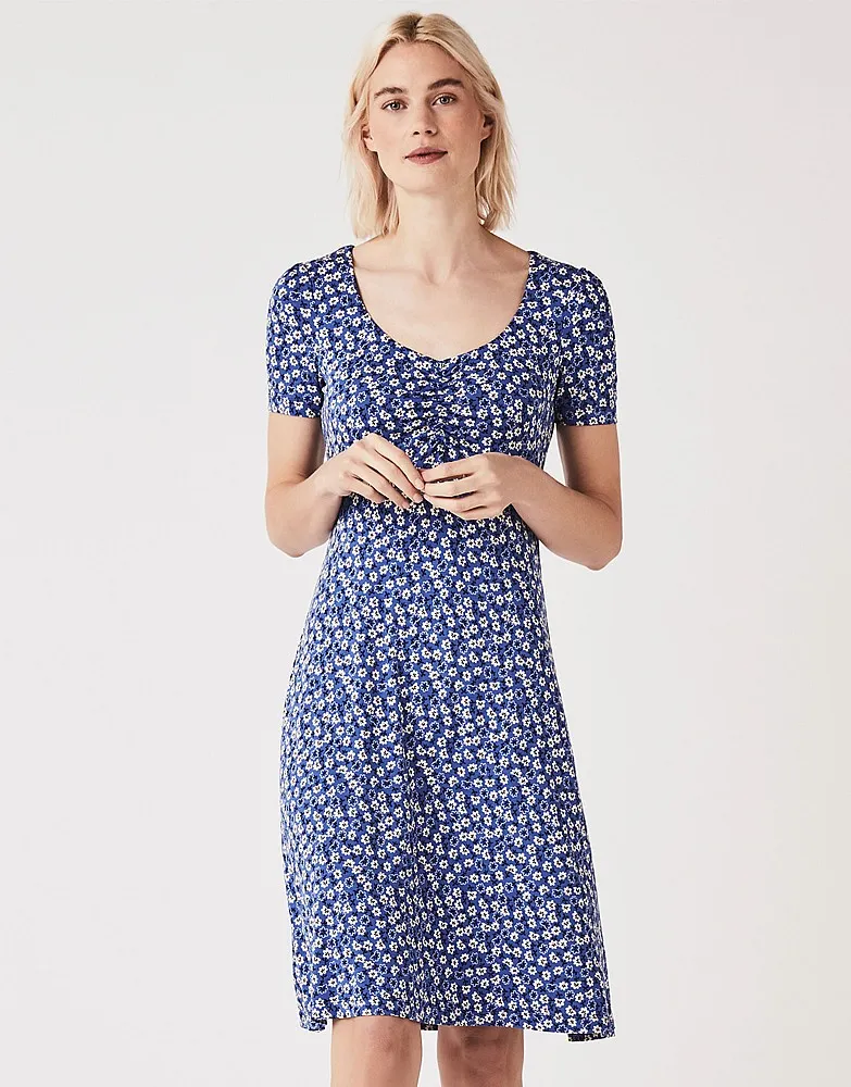 Women's Iris Jersey Printed Tea Dress from Crew Clothing Company